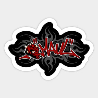 GRAFFITI STYLE MAUL Sticker